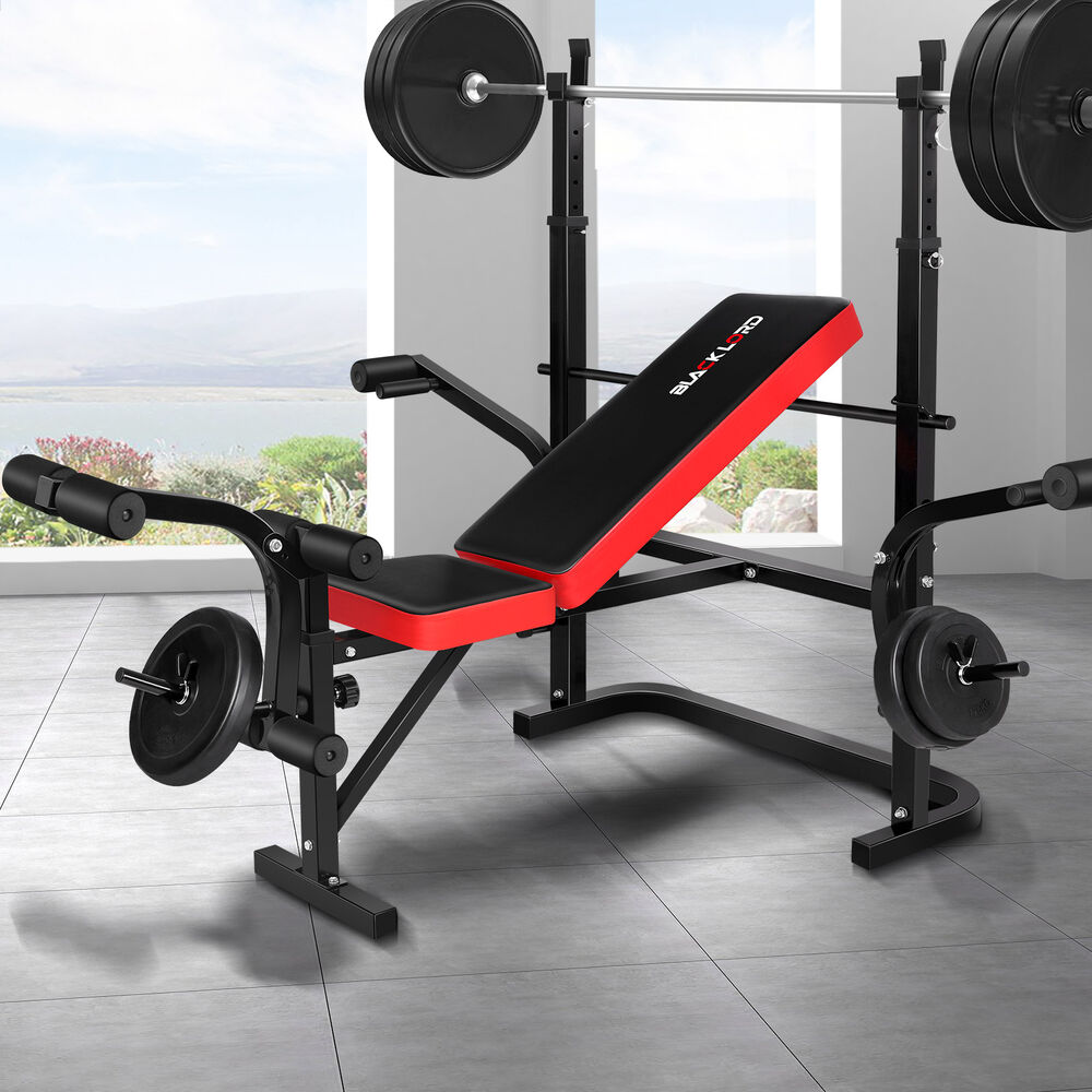 BLACK LORD Weight Bench 8in1 Press Multi-Station