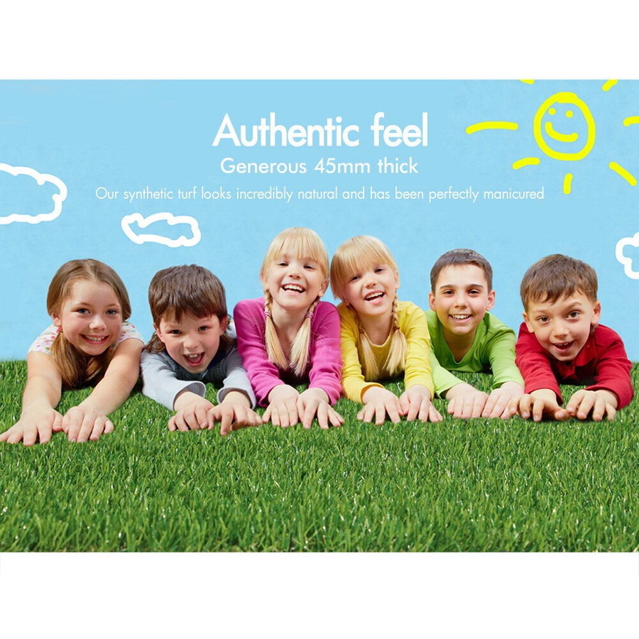 2mx5m OTANIC Artificial Grass 45mm 10sqm Synthetic Turf Gloss Fake Lawn