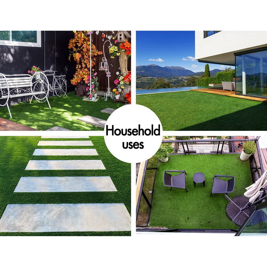 2mx5m OTANIC Artificial Grass 45mm 10sqm Synthetic Turf Gloss Fake Lawn