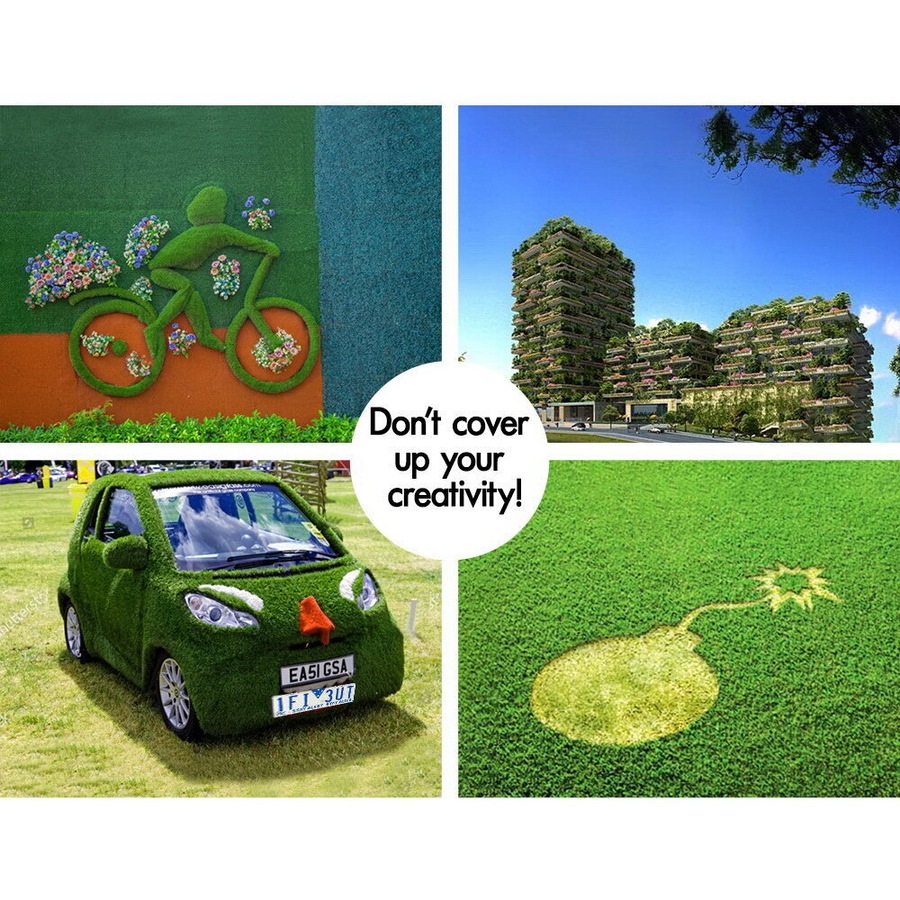 2mx5m OTANIC Artificial Grass 45mm 10sqm Synthetic Turf Gloss Fake Lawn