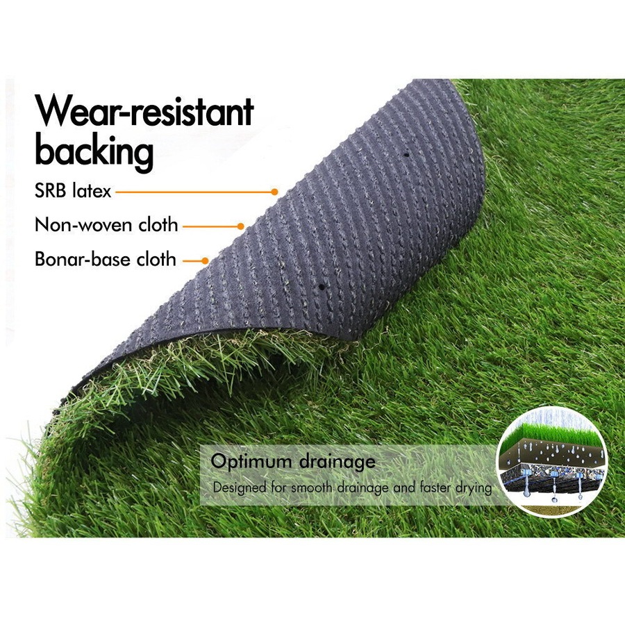 2mx5m OTANIC Artificial Grass 45mm 10sqm Synthetic Turf Gloss Fake Lawn