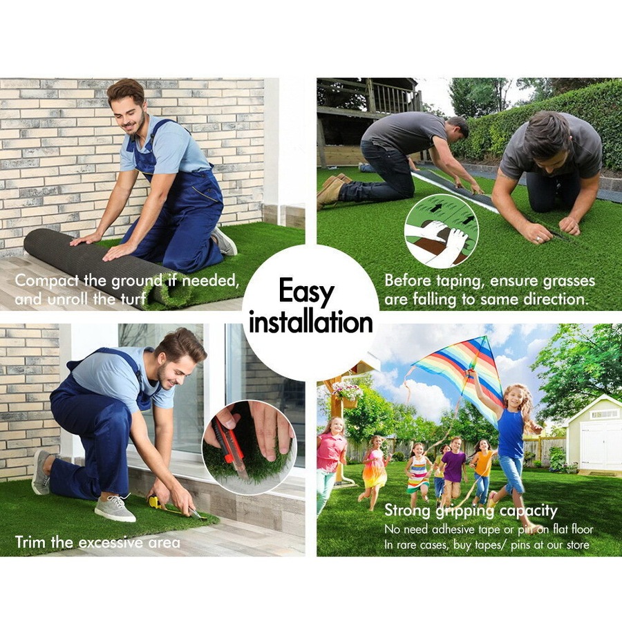 2mx5m OTANIC Artificial Grass 45mm 10sqm Synthetic Turf Gloss Fake Lawn