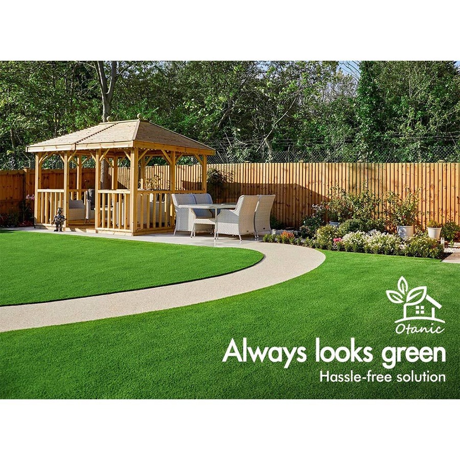 2mx5m OTANIC Artificial Grass 35mm 10sqm Synthetic Turf Gloss Fake Lawn