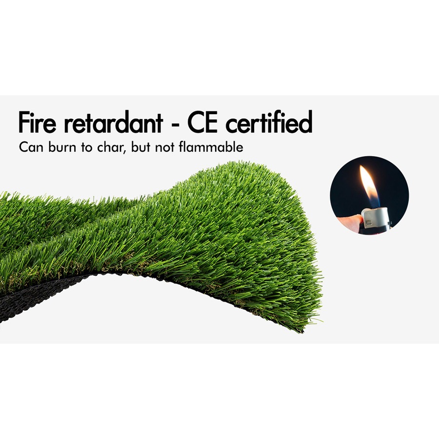 2mx5m OTANIC Artificial Grass 35mm 10sqm Synthetic Turf Gloss Fake Lawn