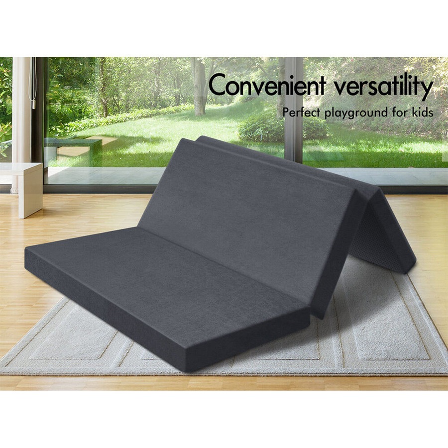 STARRY EUCALYPT Folding Mattress Foldable Sofa Lounge Foam Chair Portable Double