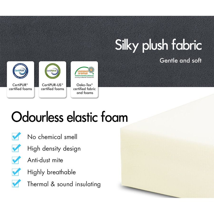 STARRY EUCALYPT Folding Mattress Foldable Sofa Lounge Foam Chair Portable Double