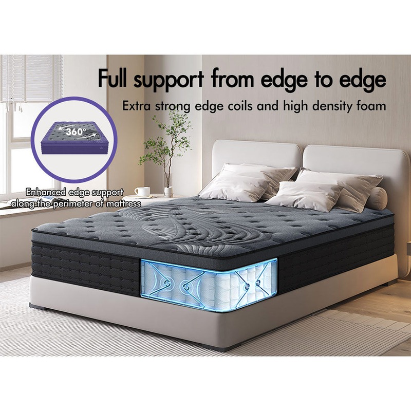Buy STARRY EUCALYPT Mattress Pocket Spring Latex Euro Top Queen King