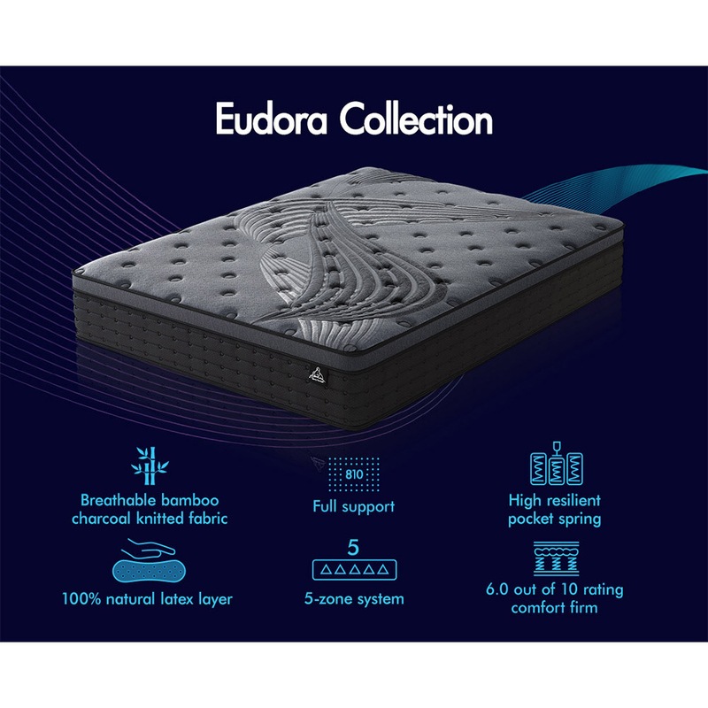 Buy STARRY EUCALYPT Mattress Pocket Spring Latex Euro Top Queen King