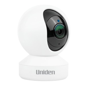 Uniden App Cam Home+ 2.5K Indoor Pan & Tilt Smart Camera with 3 X Optical Zoom
