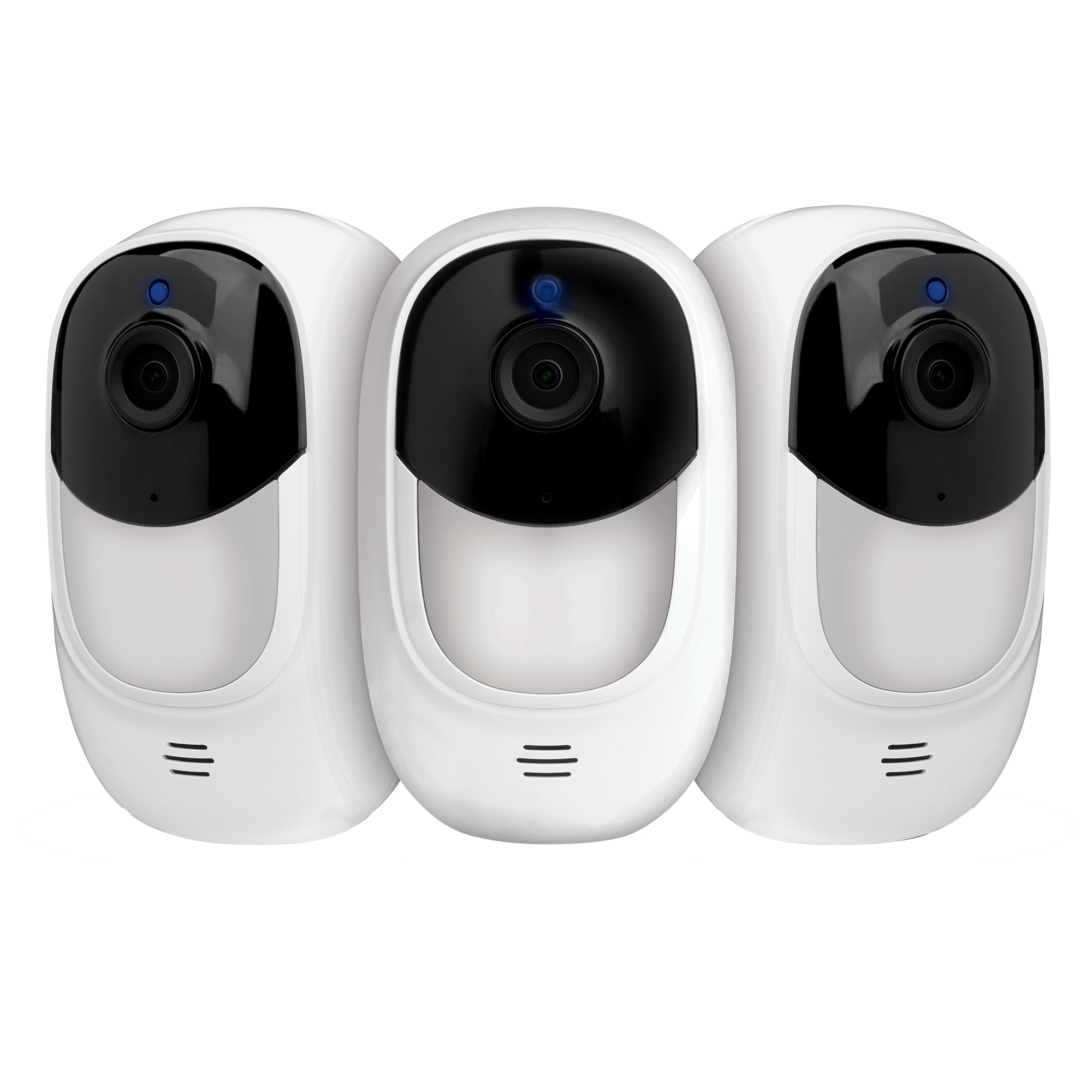 Uniden - Guardian App Cam Solo+ (3Pack) Wire-Free FULL HD Weatherprf Smart Cam