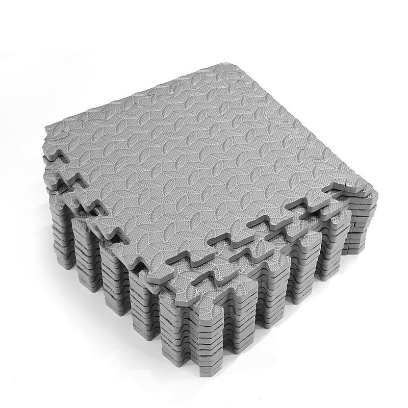 Buy 6 x Grey Interlocking Heavy Duty EVA Foam Gym Flooring Mat Floor