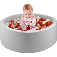 Baby Soft Kids Ocean Ball Play Pit Paddling Foam Pool Child Barrier Toy 90x30cm