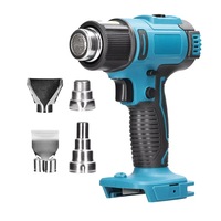 Cordless Heat Gun Hot Air Gun Temperature 50~550℃ Nozzle For Makita Battery 18V