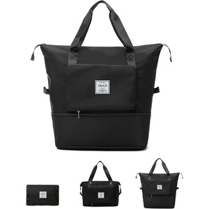 Travel Duffel Bag Large Capacity Folding Luggage Bags NewYeeca Expand Overnight Tote Bags for Women Men,Carry on Luggage Bag Weekender Overnight Bag,