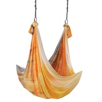 5.5 Yards Aerial Yoga Hammock & Swing - Nylon Fabric with Full Rigging Hardware