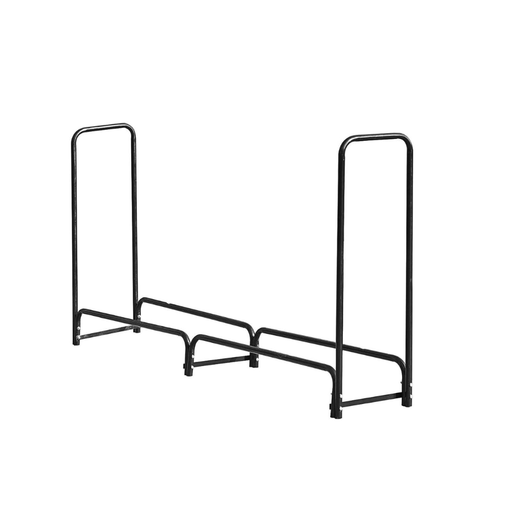 Buy 8ft Metal Firewood Rack Adjustable Outdoor Wood Stacker - MyDeal ...