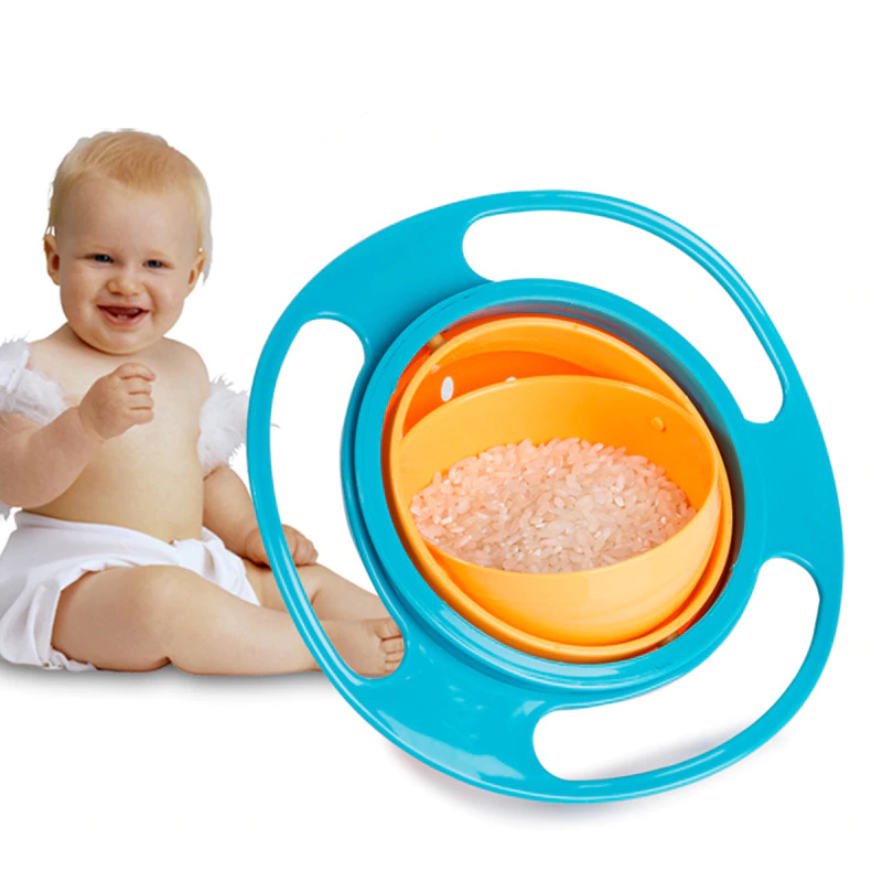 Flying Saucer Shaped Baby Food Bowl