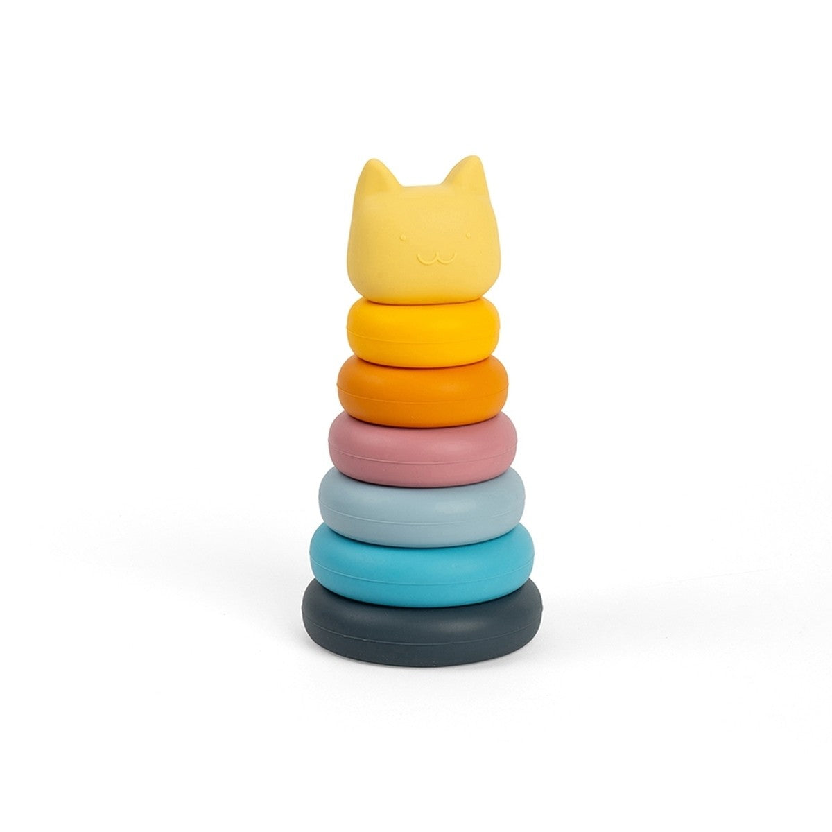 Buy Bigjigs Toys Wooden Stacking Cat Toy Montessori Inspired Stacker ...