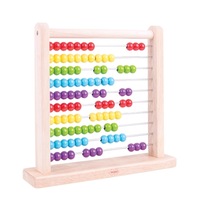 Bigjigs Toys Wooden Abacus Educational Counting Toy for Kids