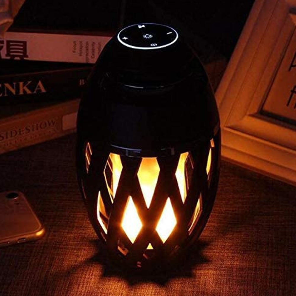 led flame bluetooth speaker