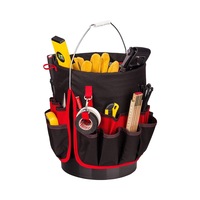 Gardening Tool Bag with 42 Grids Pocket Organizer Pouch for Planting Props