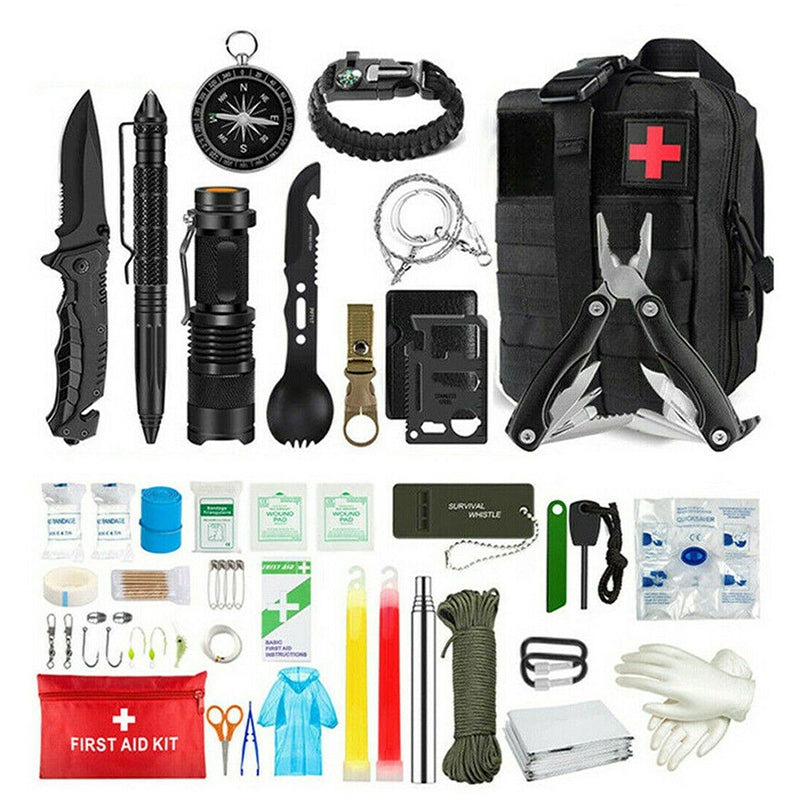 Buy Tactical Emergency Survival Tool Kit for Outdoor Camping Hiking