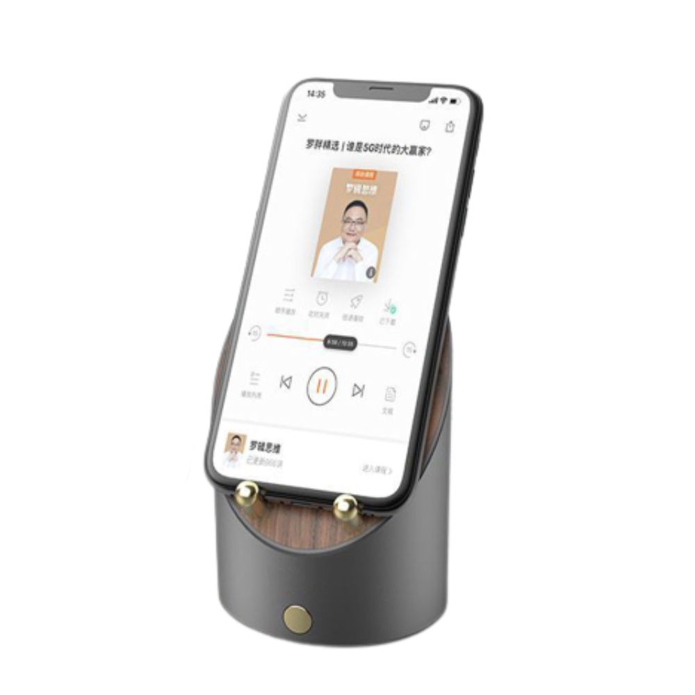 TechGlow Foldable Cellphone Stand With Bluetooth Speaker And Charging Function Birthday Gifts For Men Women Mother Father Boy Girl Teens Cool Tech Gadgets