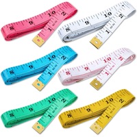 2x 60" (1.5m) Tailor Seamtress Cloth Body Ruler Tape Measure Sewing Soft
