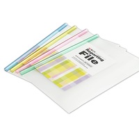 4Pcs Report Cover for A4 Size Paper Sliding Bar File Folders Clear report Folders