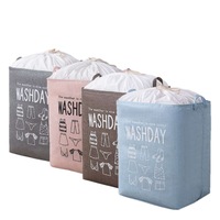 Ex-Large Capacity Collapsible Laundry Basket Foldable Washing Bin Hamper Linen