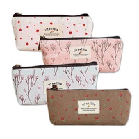 Cute Creative Canvas Material Pencil Case Coin Purse Cosmetic Storage Bag