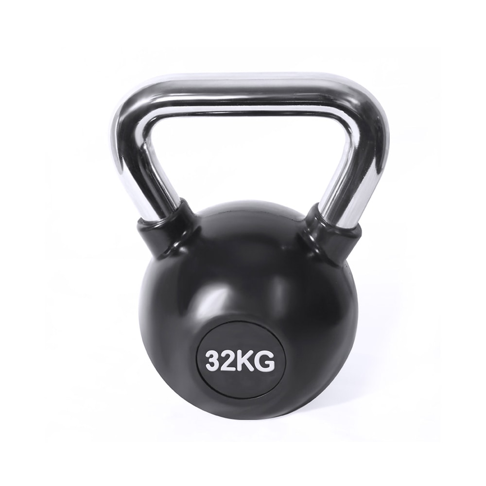 Kettlebell In Ferro 32Kg Nero - Premium Per Allenamento Funzionale - Foto 7