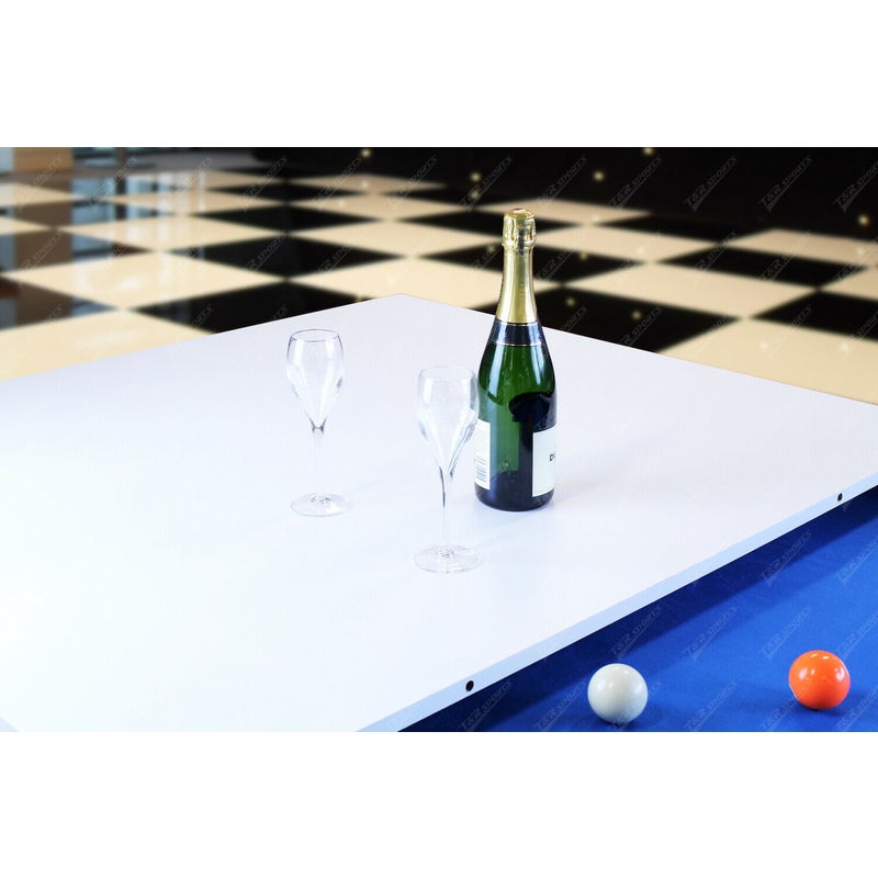 PLAY CITY Pool Table 7Ft. X 4ft. Blue American Style Table : :  Home & Kitchen