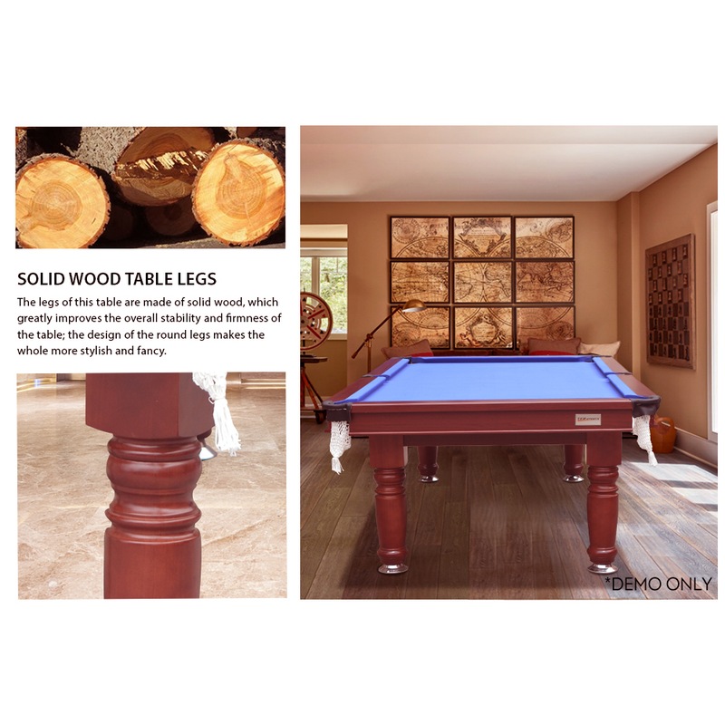 Buy T&R SPORTS Smart MDF 7FT Round Leg Billiard Table Free Accessaries