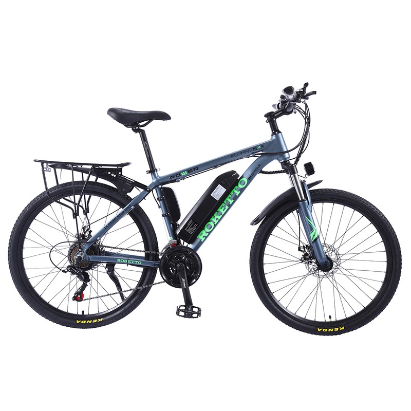 Buy AKEZ 26 Inches 350W 36V Alloy Frame Electric Bikes Mountain Motorized Bicycle Grey MyDeal