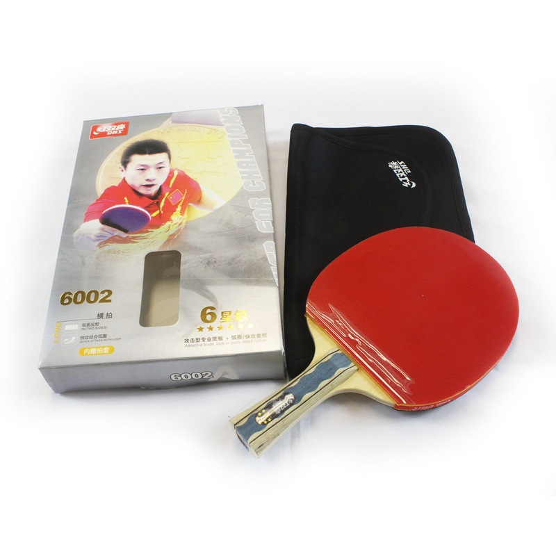 Buy DOUBLE HAPPINESS 6002 6 Star Long Handle Table Tennis Bat Ping Pong