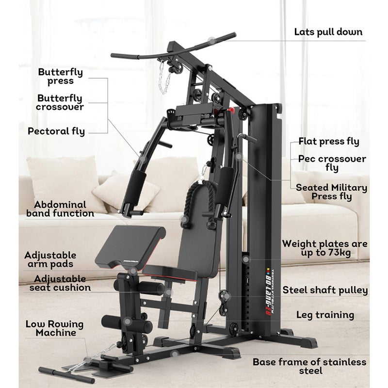 JMQ Fitness Multi-purpose Foldable Steel Frame Pilates Tables