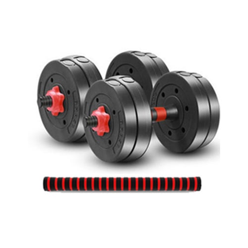 Jmq adjustable rubber dumbbell set barbell home gym exercise weights fitness 40kg sale