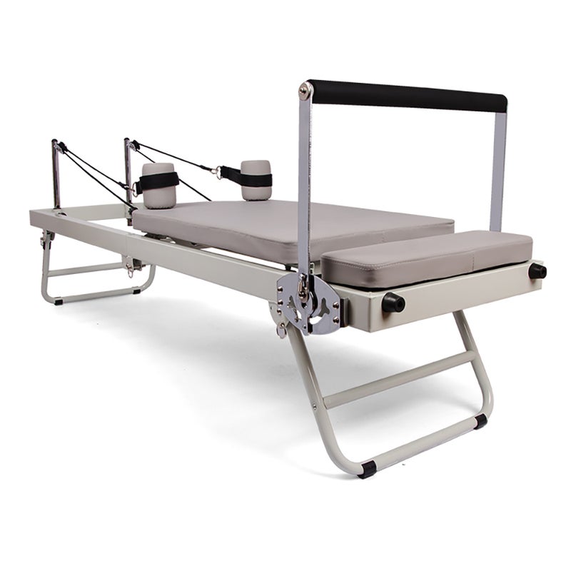 Buy JMQ FITNESS Foldable Pilates Tables Multi-purpose foldable Steel frame  - Beige - MyDeal