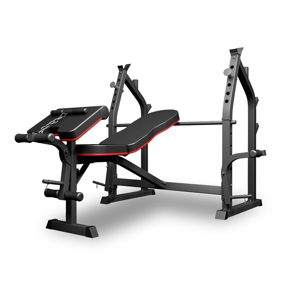 Cap strength standard bench discount with butterfly and preacher curl