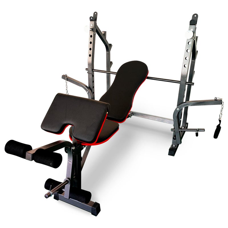 Buy JMQ FITNESS XT018 Multi-Station Weight Home Fitness Bench & Rack Set -  MyDeal