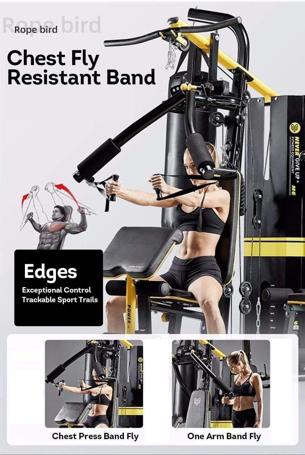 Buy T R SPORTS M6 Weight Training Multifunction System Exercise