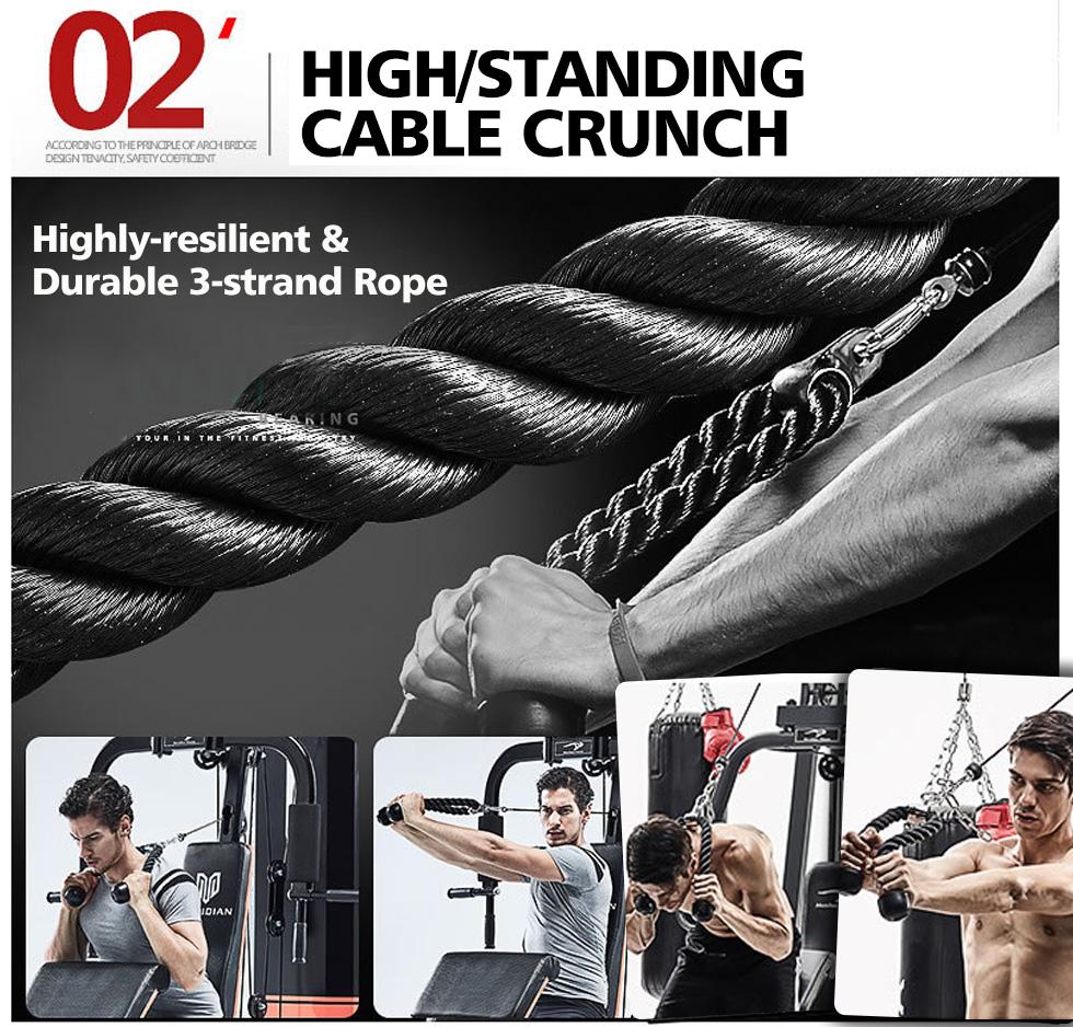 Multifunction home gym system weight best sale training exercise workout fitness m5