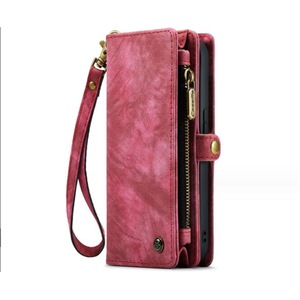 086 Zipper Card Bag Wallet Phone Protective Case Suitable for Samsung S23 Plus