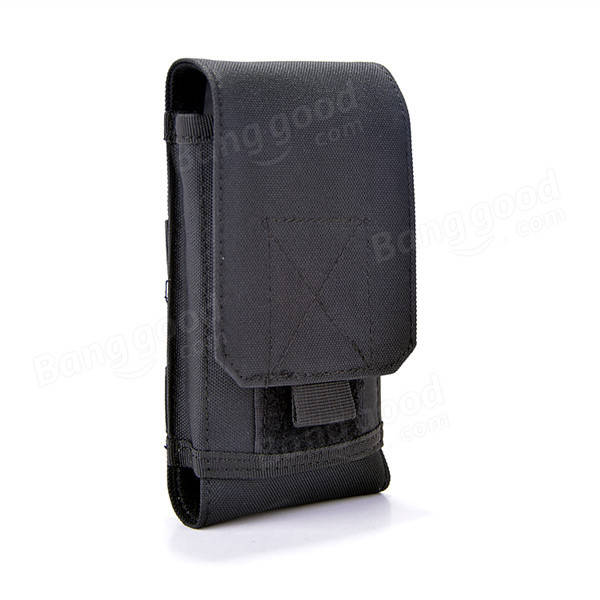 2 Pcs Outdoor Tactical Waist Storage Bag Case Cover Pouch For Smartphone Less Than 6 Inch