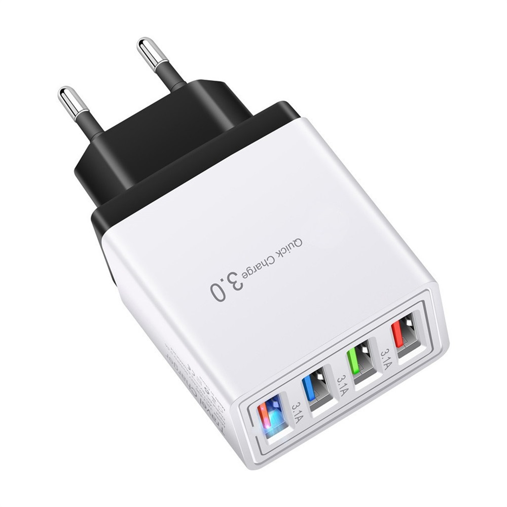 20# Quick Charger 3.0 USB Charger for Samsung A50 A30 Tablet QC 3.0 Fast Wall Charger EU Plug Adapte EU Plug