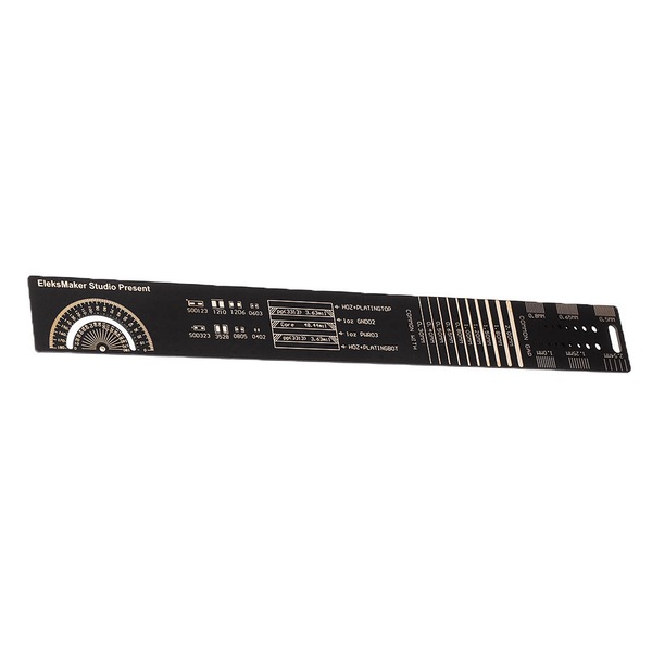 Buy 25cm Multifunctional PCB Ruler Electronic Measuring Tool Resistor ...