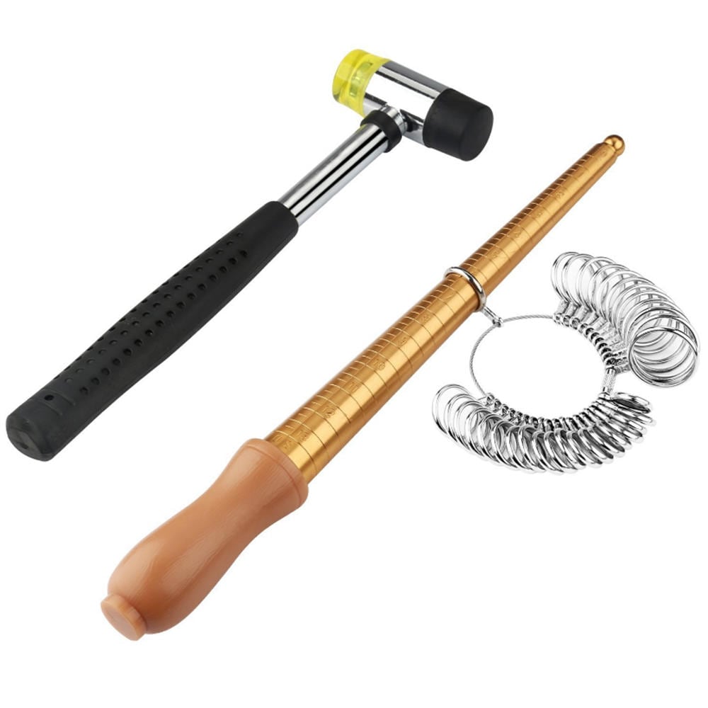 Buy 3-Piece Set Of Four Rulers Ring Rod Ring Ring Ring Size Measuring ...