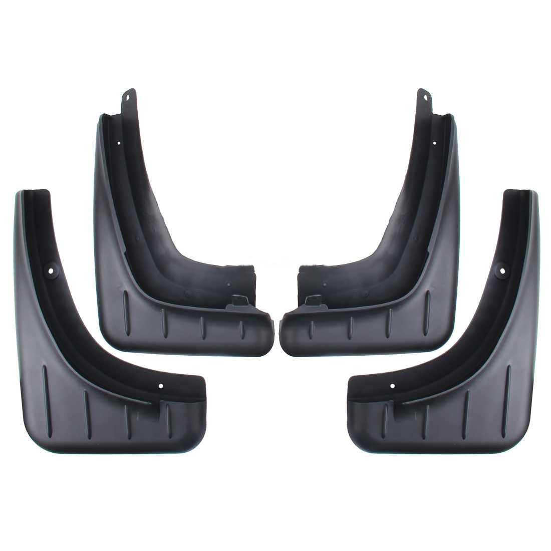 Buy 4 PCS Car Auto Semi-Rigid PVC Splash Flaps Mudguards Fender Guard ...