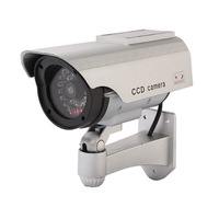 4x Solar Power Fake Camera CCTV Waterproof Realistic Dummy Security Cam Blinking
